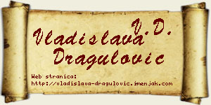 Vladislava Dragulović vizit kartica